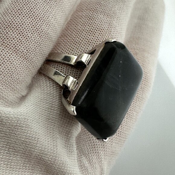 925 Sterling Silver Blue Labradorite Ring - Size 8.75 - Picture 5 of 12